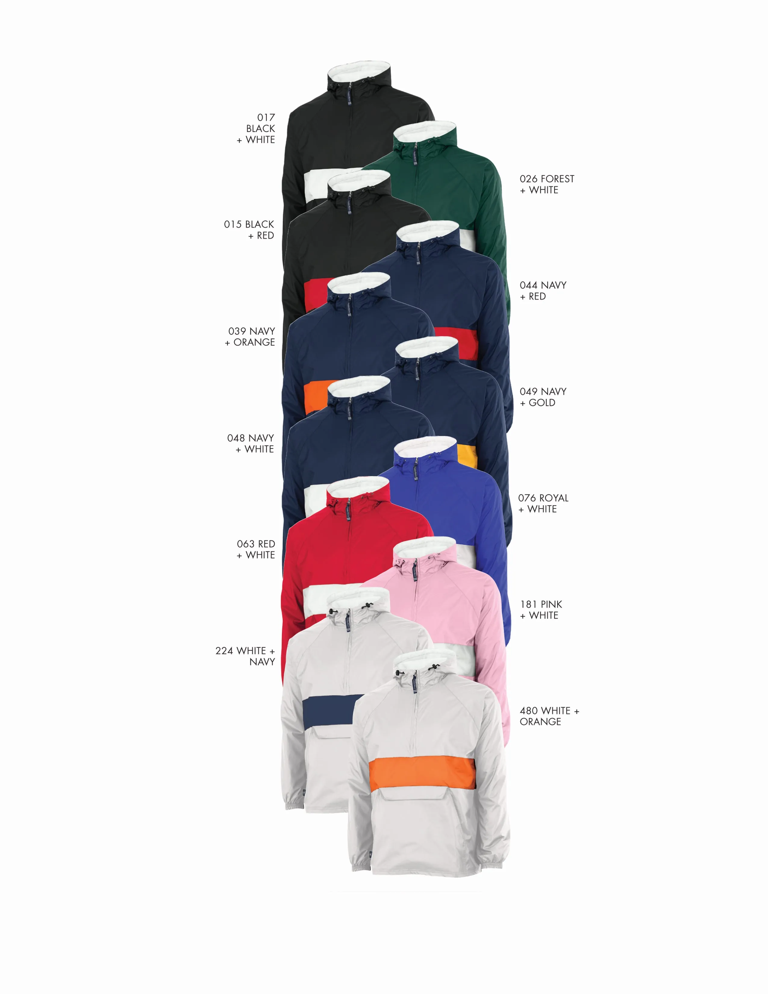 Delta Sigma Pi Rugby Striped Lined Windbreaker