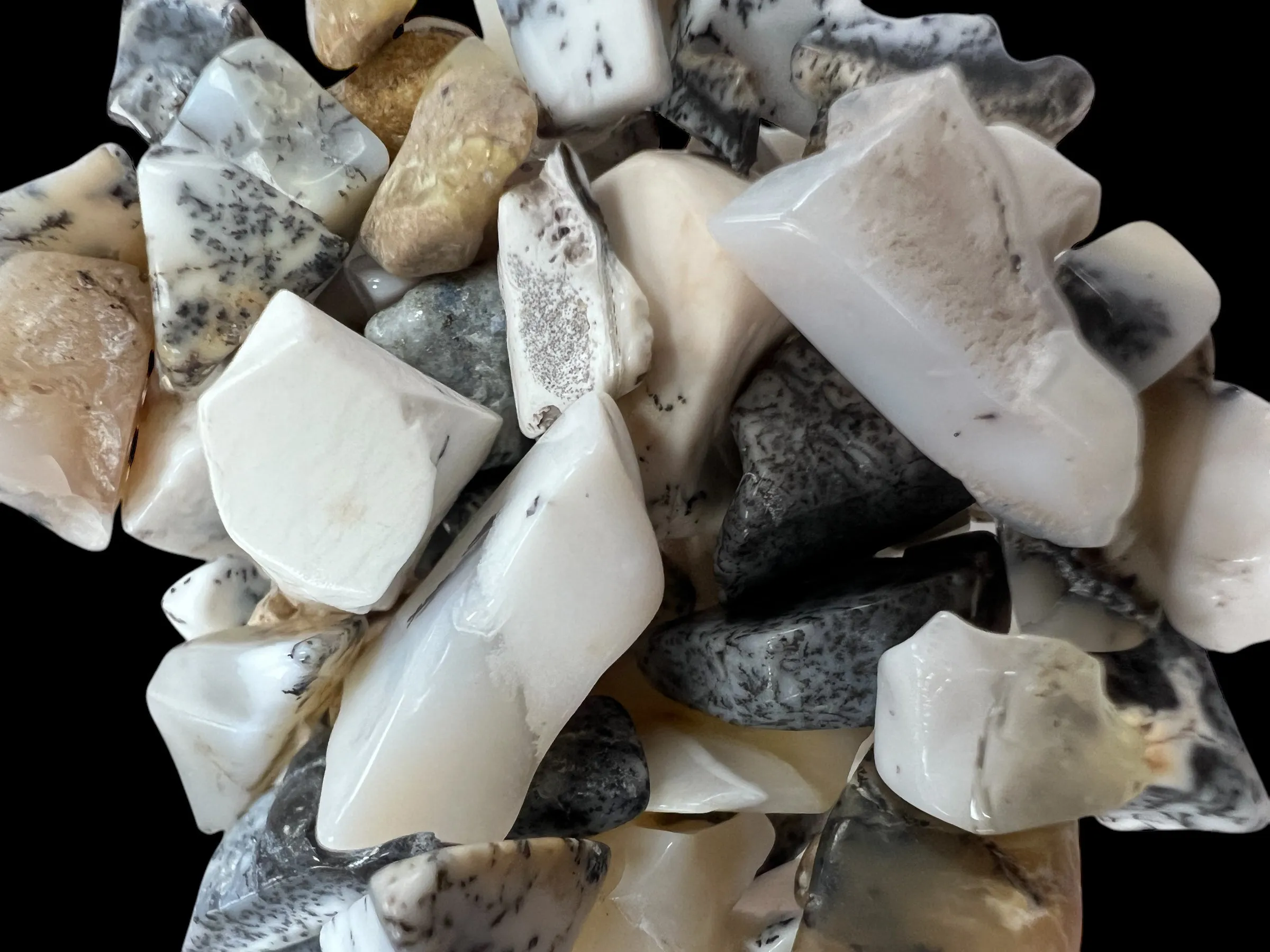 Dendritic Opal Gemstone Chips