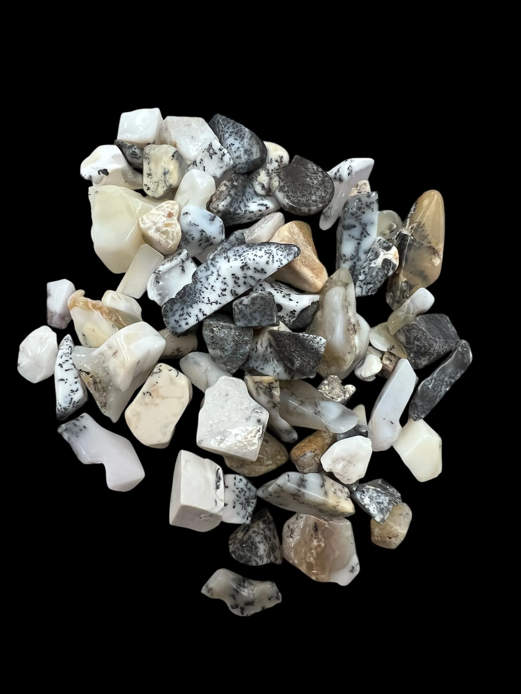 Dendritic Opal Gemstone Chips