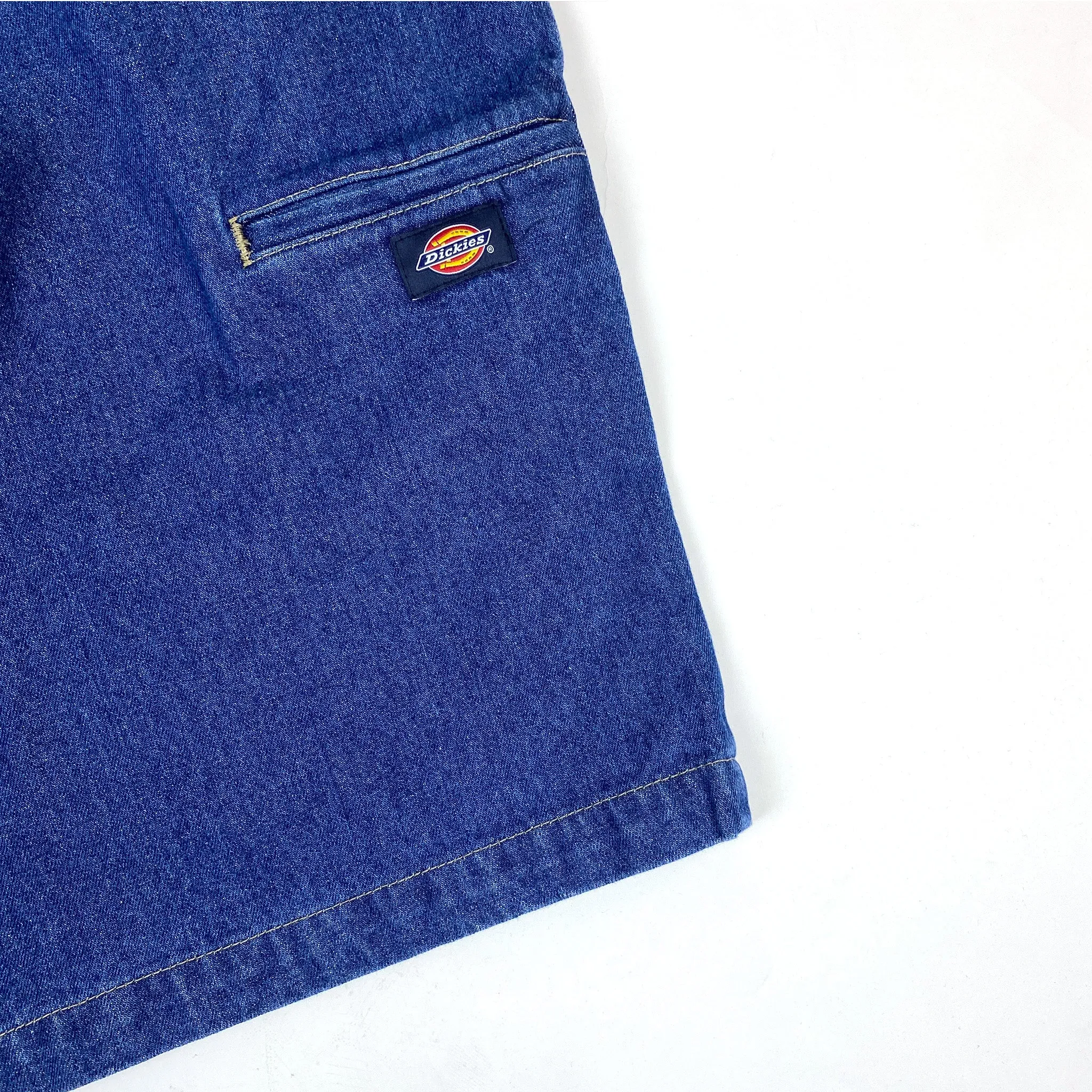 Dickies 13 inch Loose Fit Multi Pocket Short Denim Stone Washed Indigo