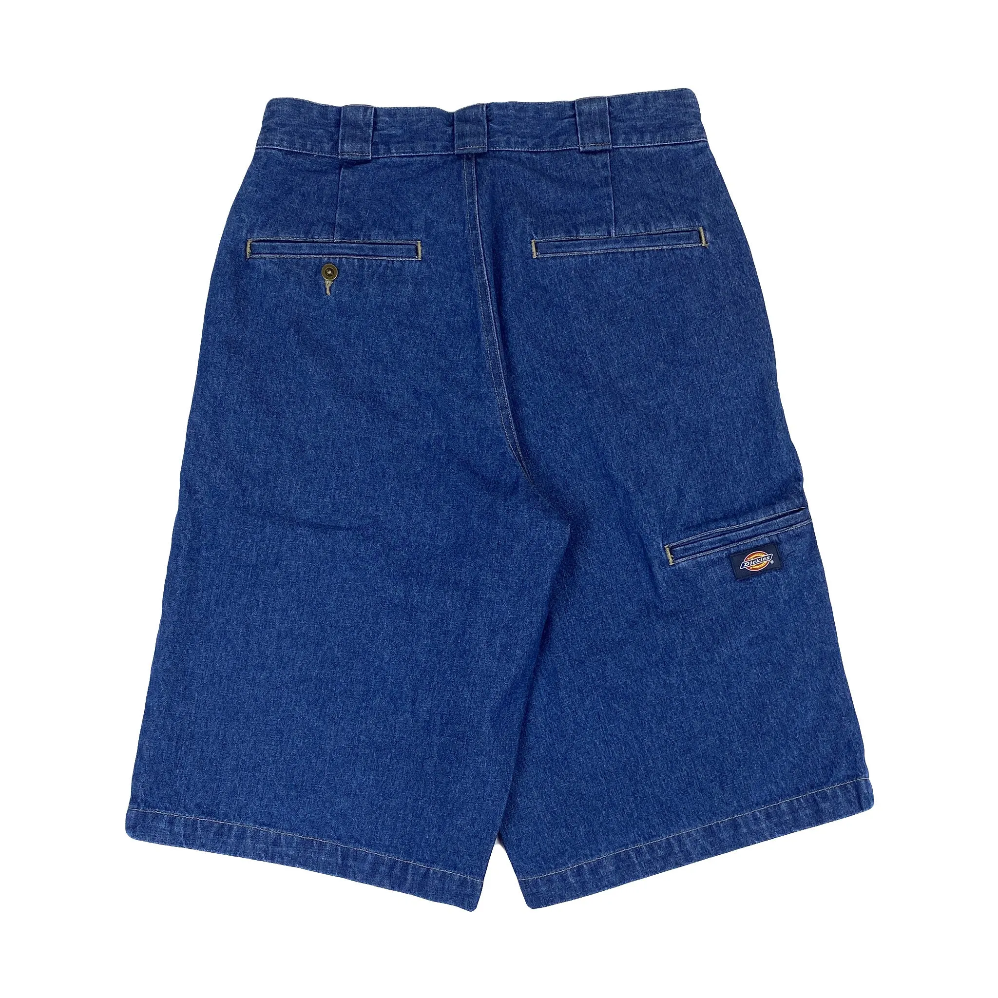 Dickies 13 inch Loose Fit Multi Pocket Short Denim Stone Washed Indigo