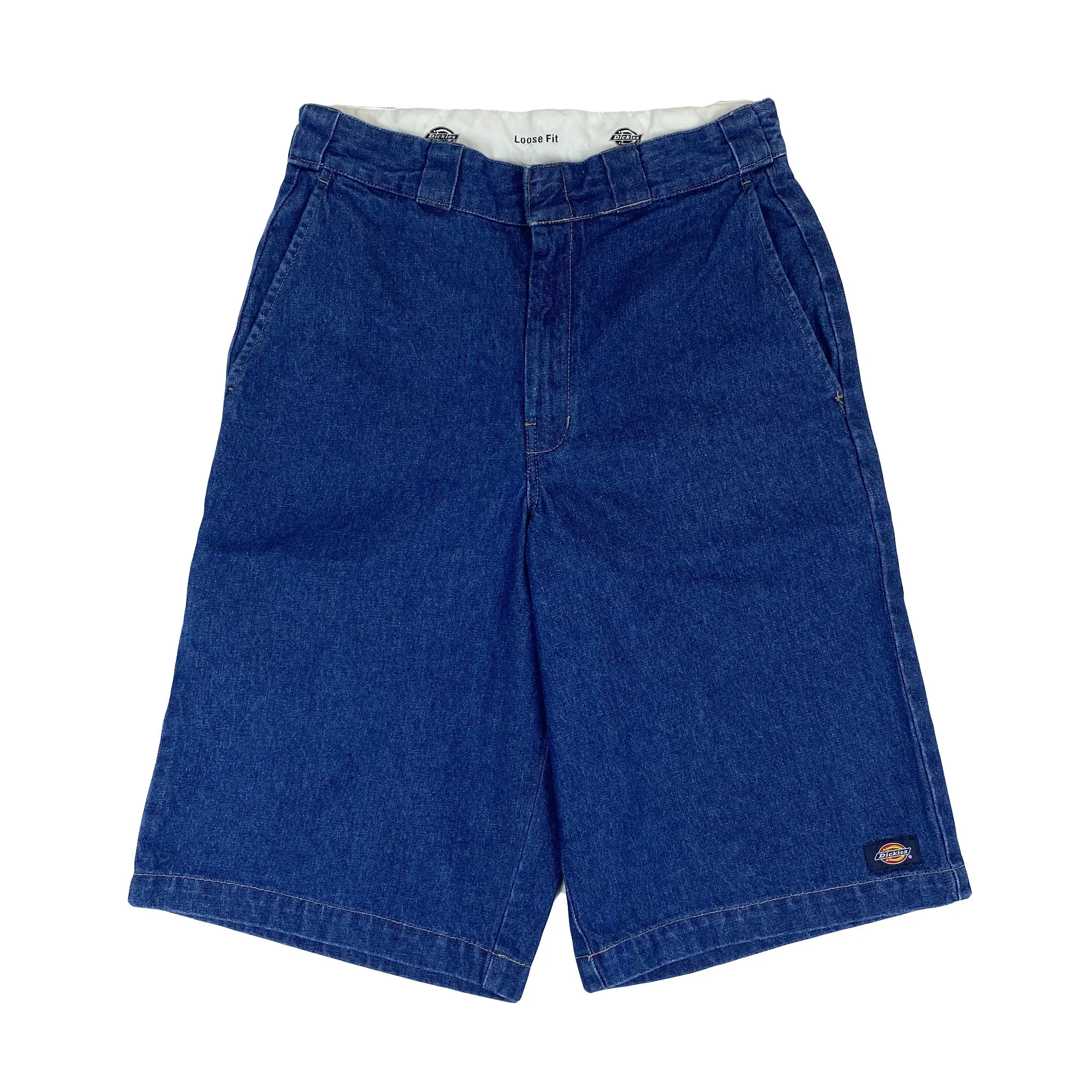 Dickies 13 inch Loose Fit Multi Pocket Short Denim Stone Washed Indigo