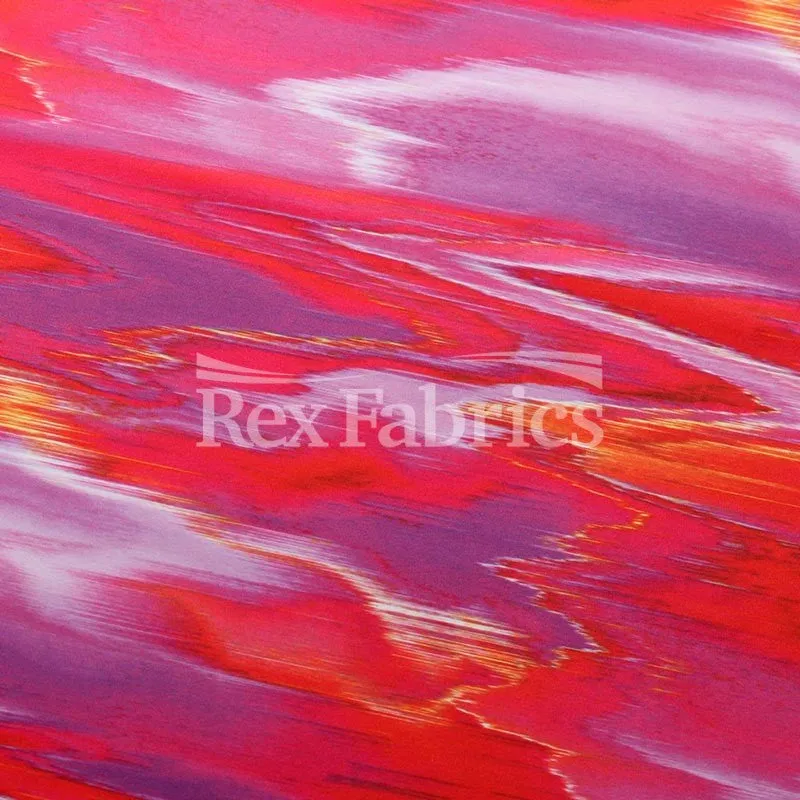 Digital Glitch / 4-Way Stretch Poly Spandex Print
