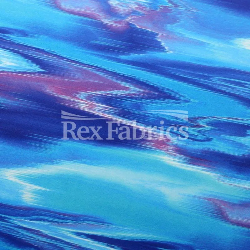 Digital Glitch / 4-Way Stretch Poly Spandex Print
