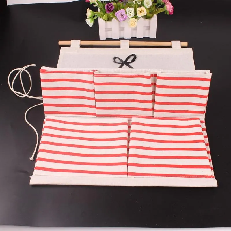 Door Wall Closet Organizer Bag Cosmetics Storage Containers Folding Bag