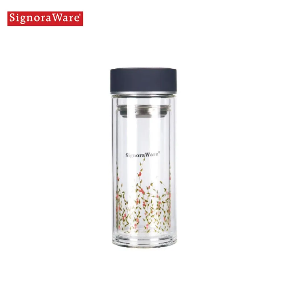 Double Wall Glass Bottle 1403