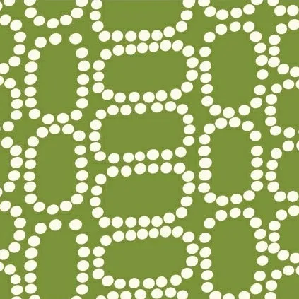 Downtown Dotten Ovals in Green by LB Krueger for Windham Fabrics