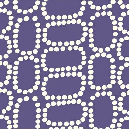 Downtown Dotten Ovals in Purple by LB Krueger for Windham Fabrics