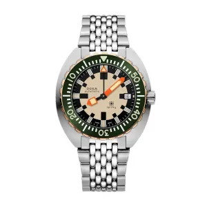 Doxa Men's Silver Tone Case Green Dial Automatic Watch