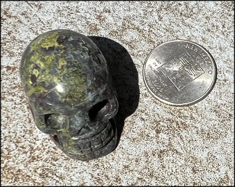 Dragon's Blood Jasper CRYSTAL SKULL - Enhance emotional   Spiritual Growth