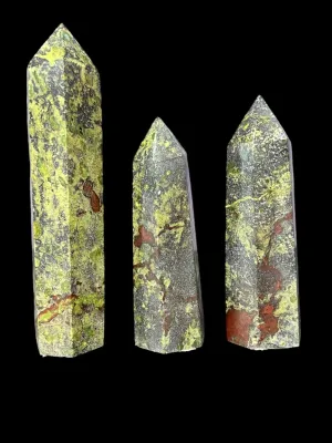 Dragon's Blood Jasper Tower - Faceted