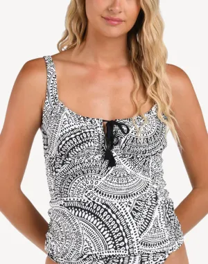 Dream Catcher Sweetheart Neck Tankini Top