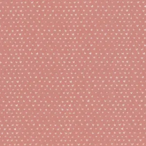 Dress Me Playground Hearts on Peach by Wee Gallery for Dear Stella Fabrics
