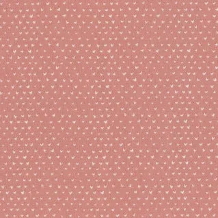 Dress Me Playground Hearts on Peach by Wee Gallery for Dear Stella Fabrics