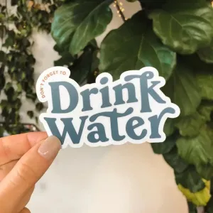 Drink Water Sticker