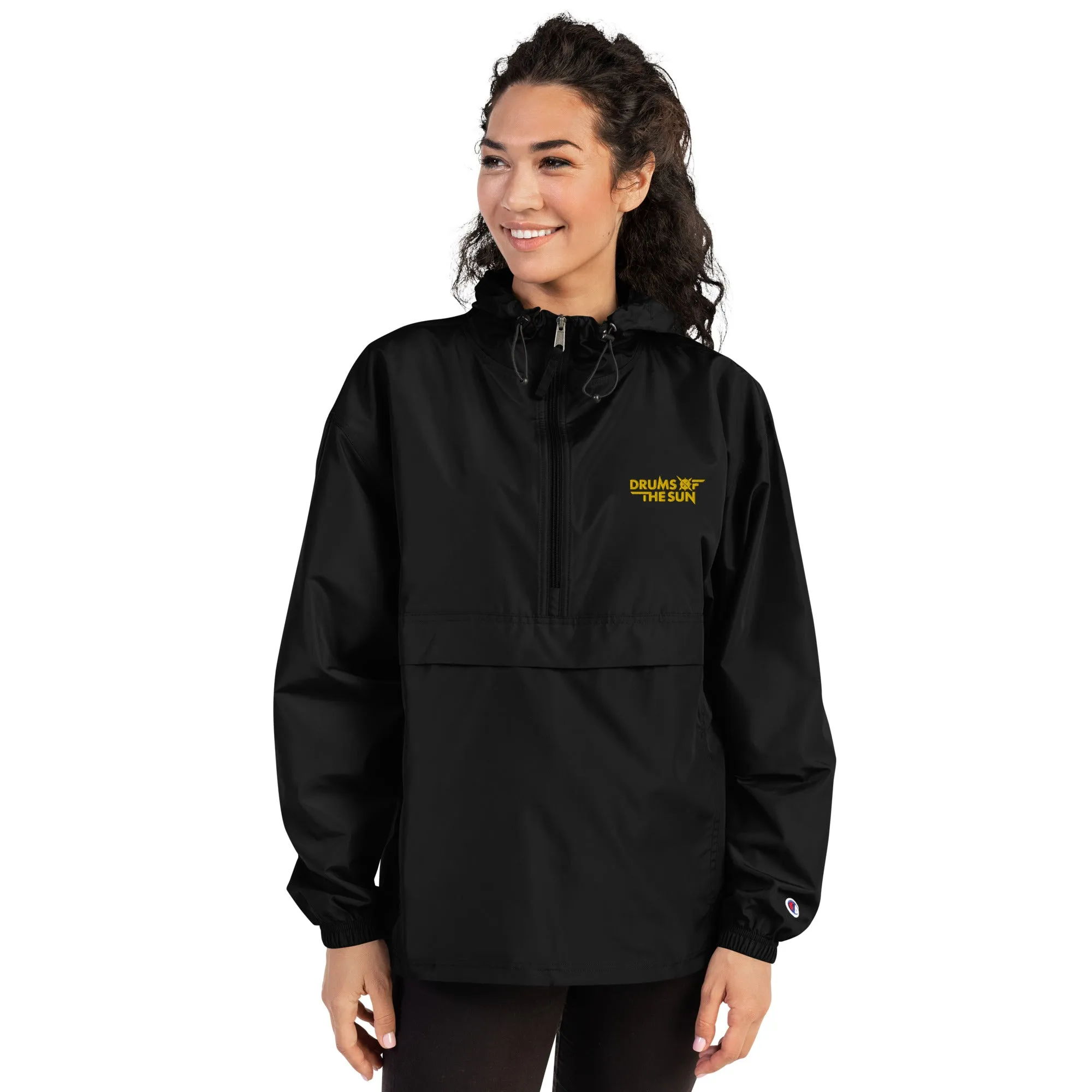 Drums of the Sun Embroidered Champion Packable Jacket