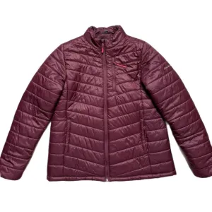 Eddie Bauer Burgundy Meadow Quilted Packable Puffy Jacket L