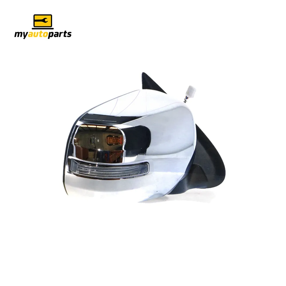 Electric With Indicator Door Mirror Drivers Side Genuine suits Mitsubishi Triton MQ