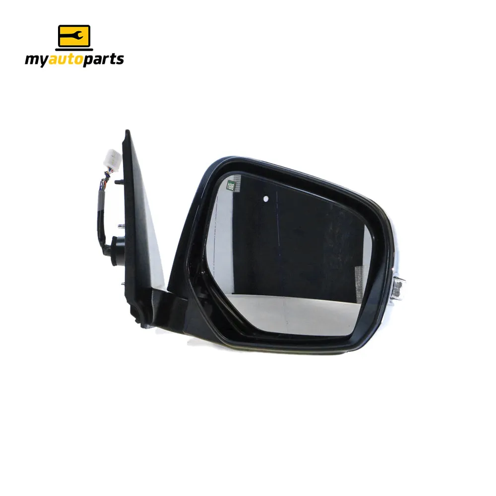 Electric With Indicator Door Mirror Drivers Side Genuine suits Mitsubishi Triton MQ