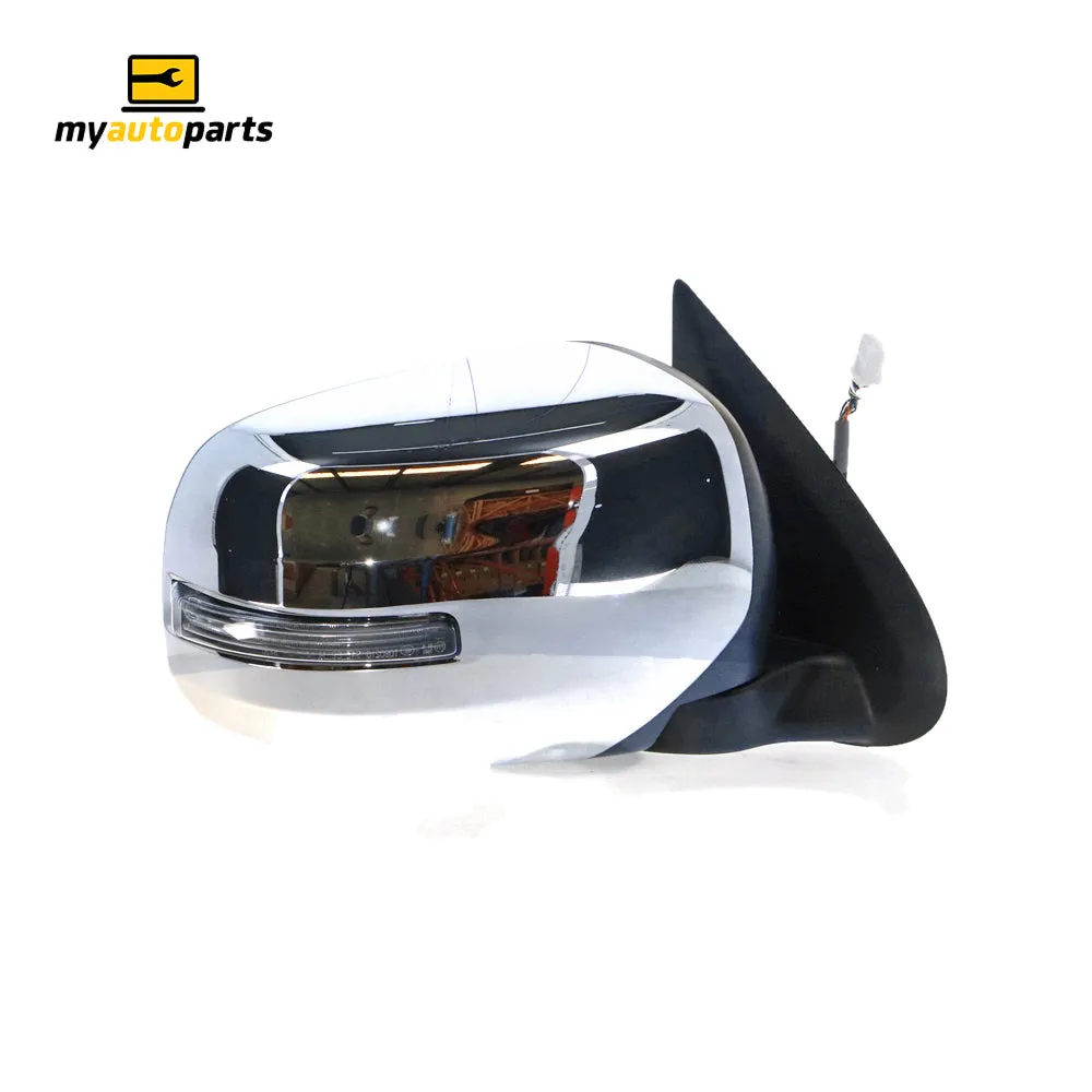 Electric With Indicator Door Mirror Drivers Side Genuine suits Mitsubishi Triton MQ