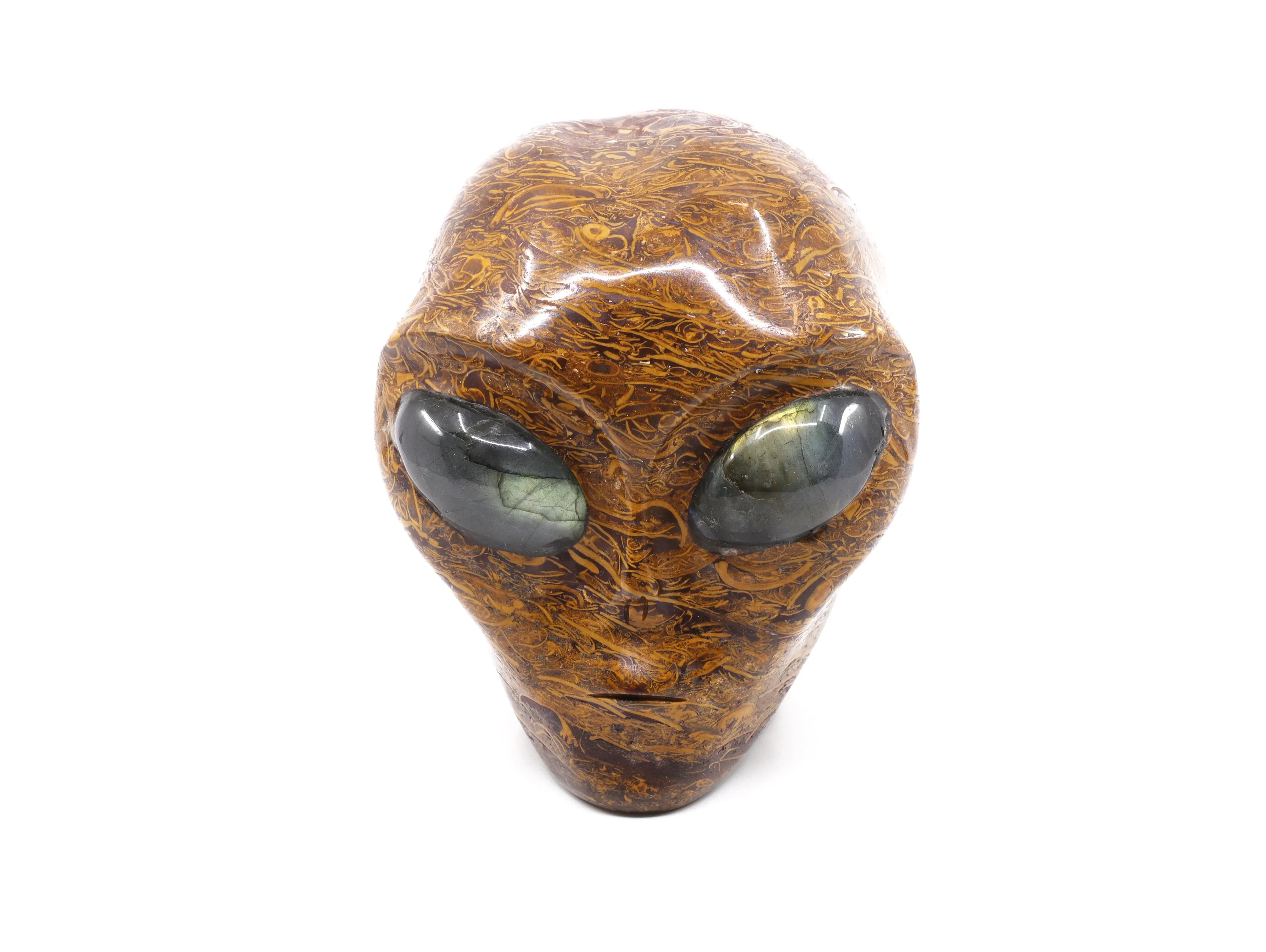 Elephant Skin Jasper Star Being crystal skull
