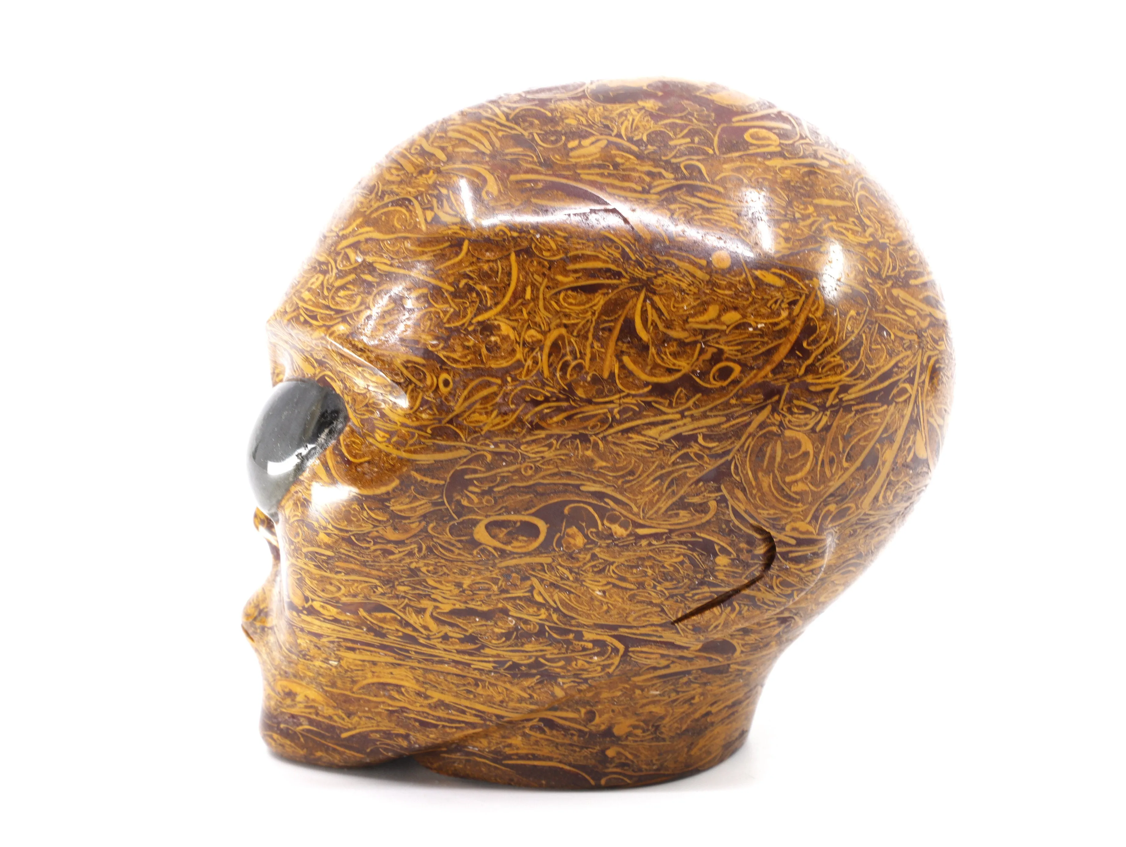 Elephant Skin Jasper Star Being crystal skull