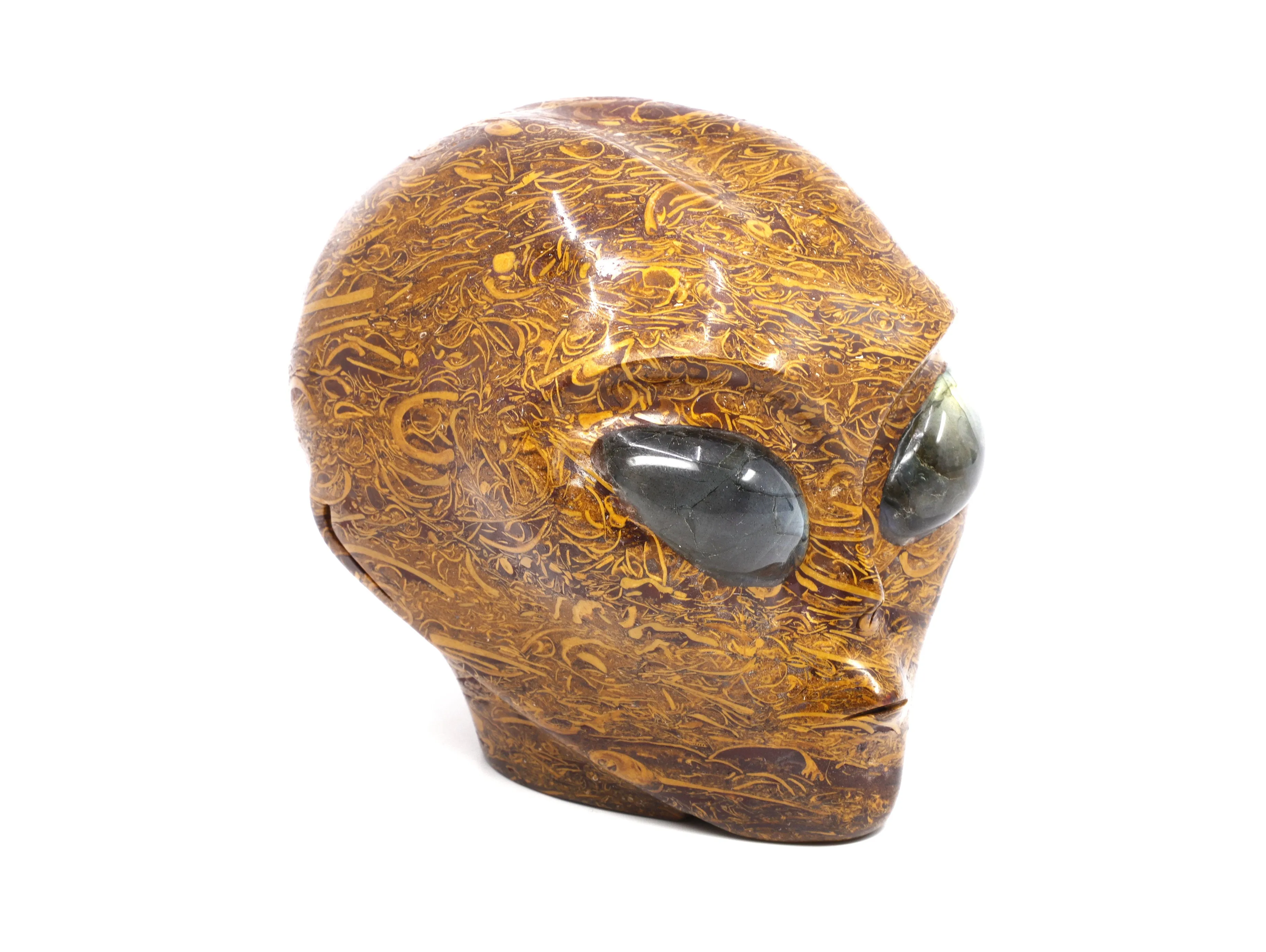 Elephant Skin Jasper Star Being crystal skull