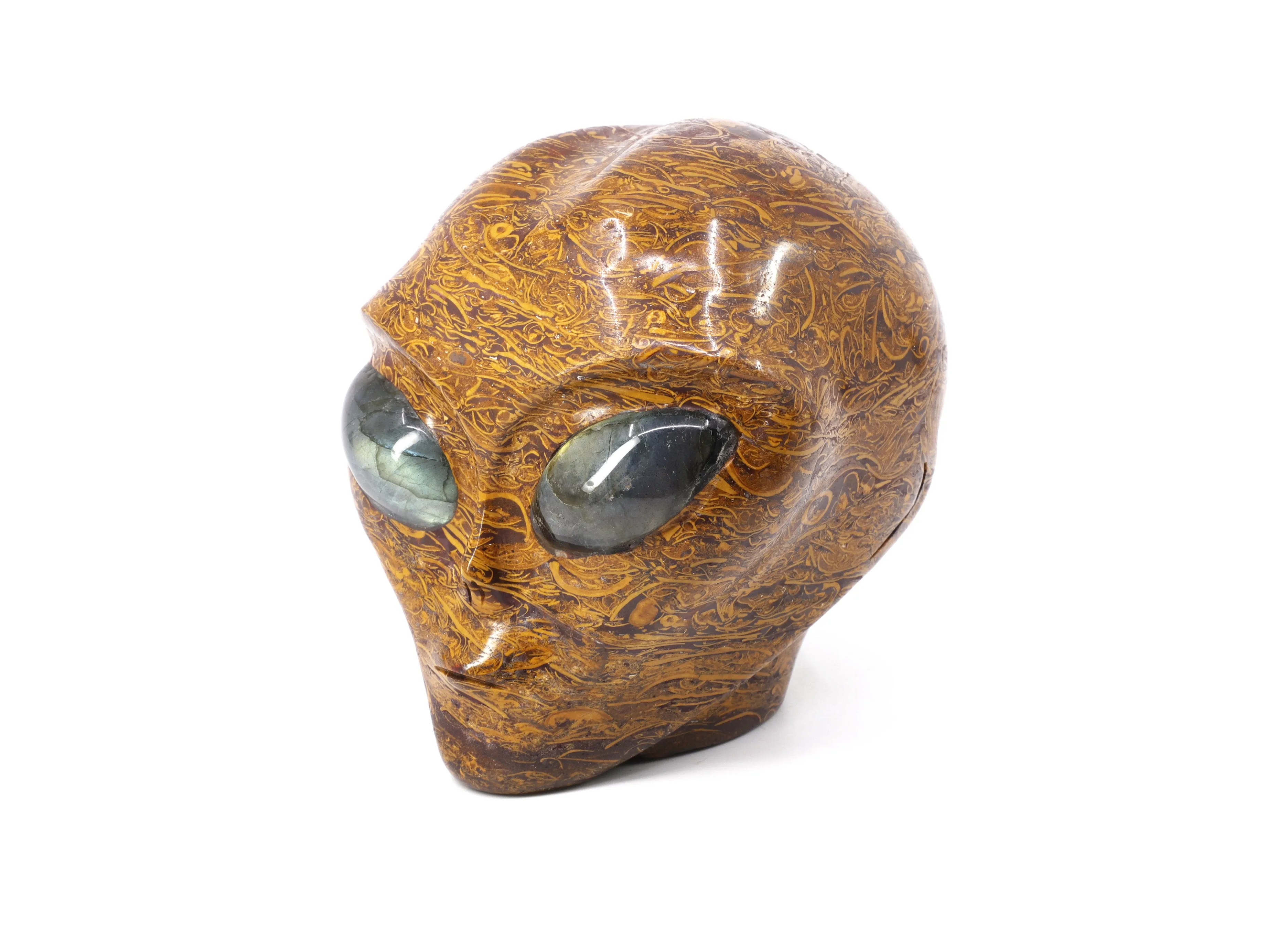 Elephant Skin Jasper Star Being crystal skull