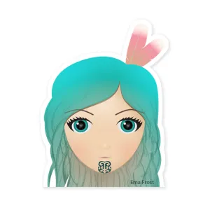 Ema Frost Moana Hine Sticker