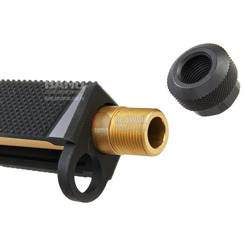 EMG SAI Utility Slide Kit w/ RMR Cut (by G&P) - Gold Barrel for Umarex G17 GBB Pistol