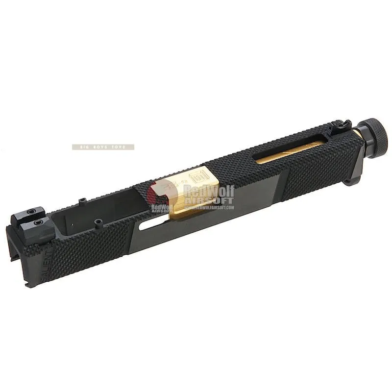EMG SAI Utility Slide Kit w/ RMR Cut (by G&P) - Gold Barrel for Umarex G17 GBB Pistol