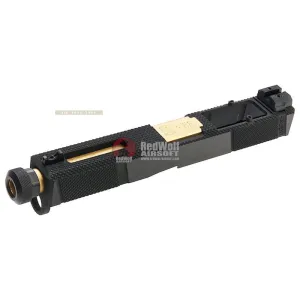 EMG SAI Utility Slide Kit w/ RMR Cut (by G&P) - Gold Barrel for Umarex G17 GBB Pistol