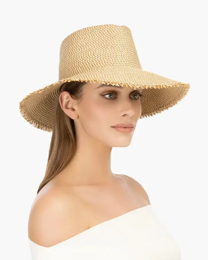 Eric Javits A List Packable Hat in Peanut