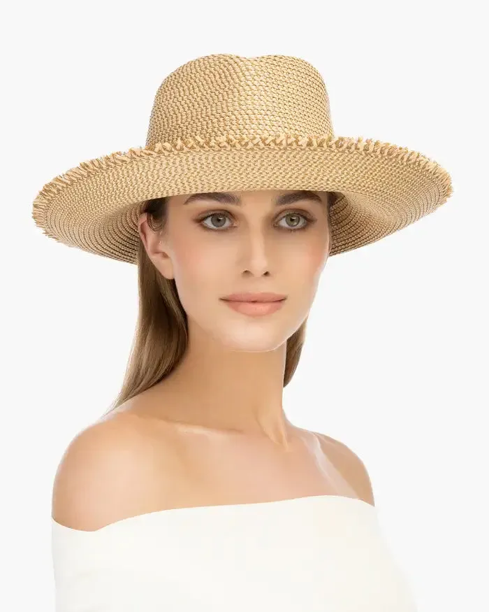 Eric Javits A List Packable Hat in Peanut