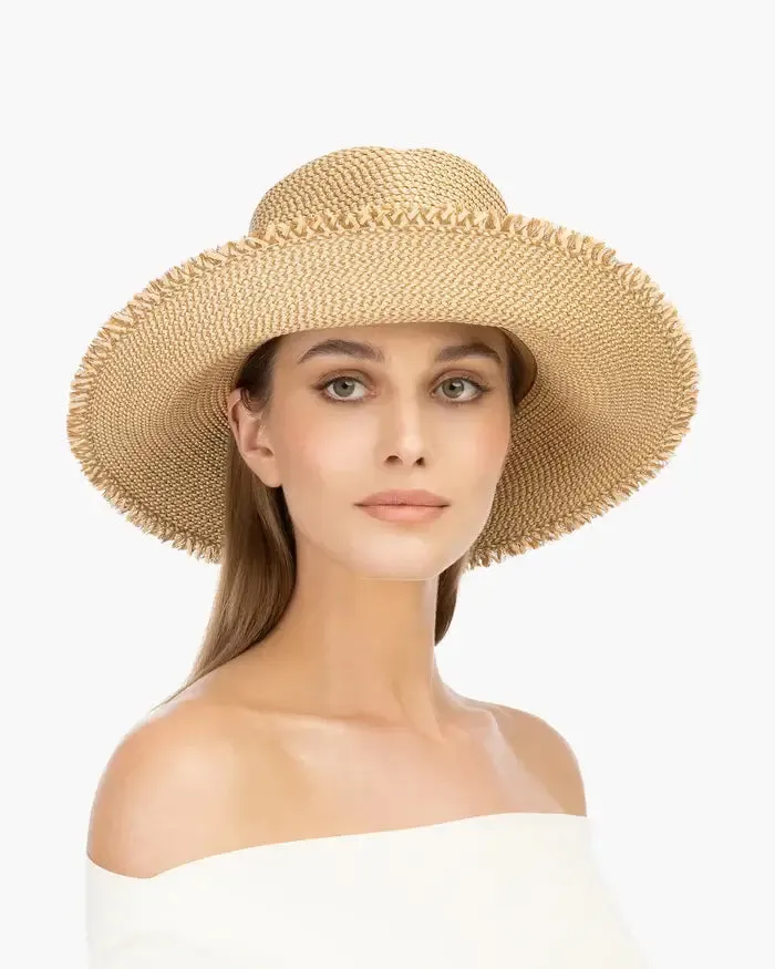 Eric Javits A List Packable Hat in Peanut