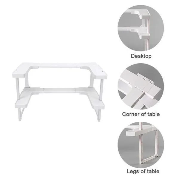 Erweiterbarer Spice Rack und Cabinet Organizer