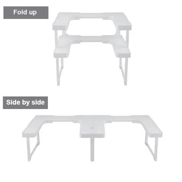 Erweiterbarer Spice Rack und Cabinet Organizer