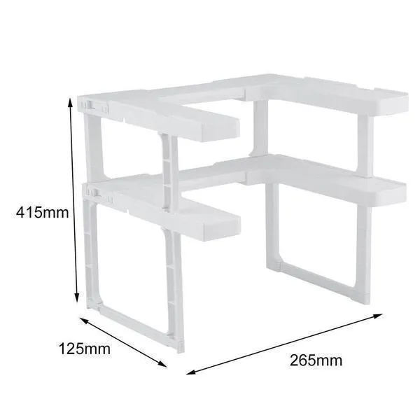 Erweiterbarer Spice Rack und Cabinet Organizer