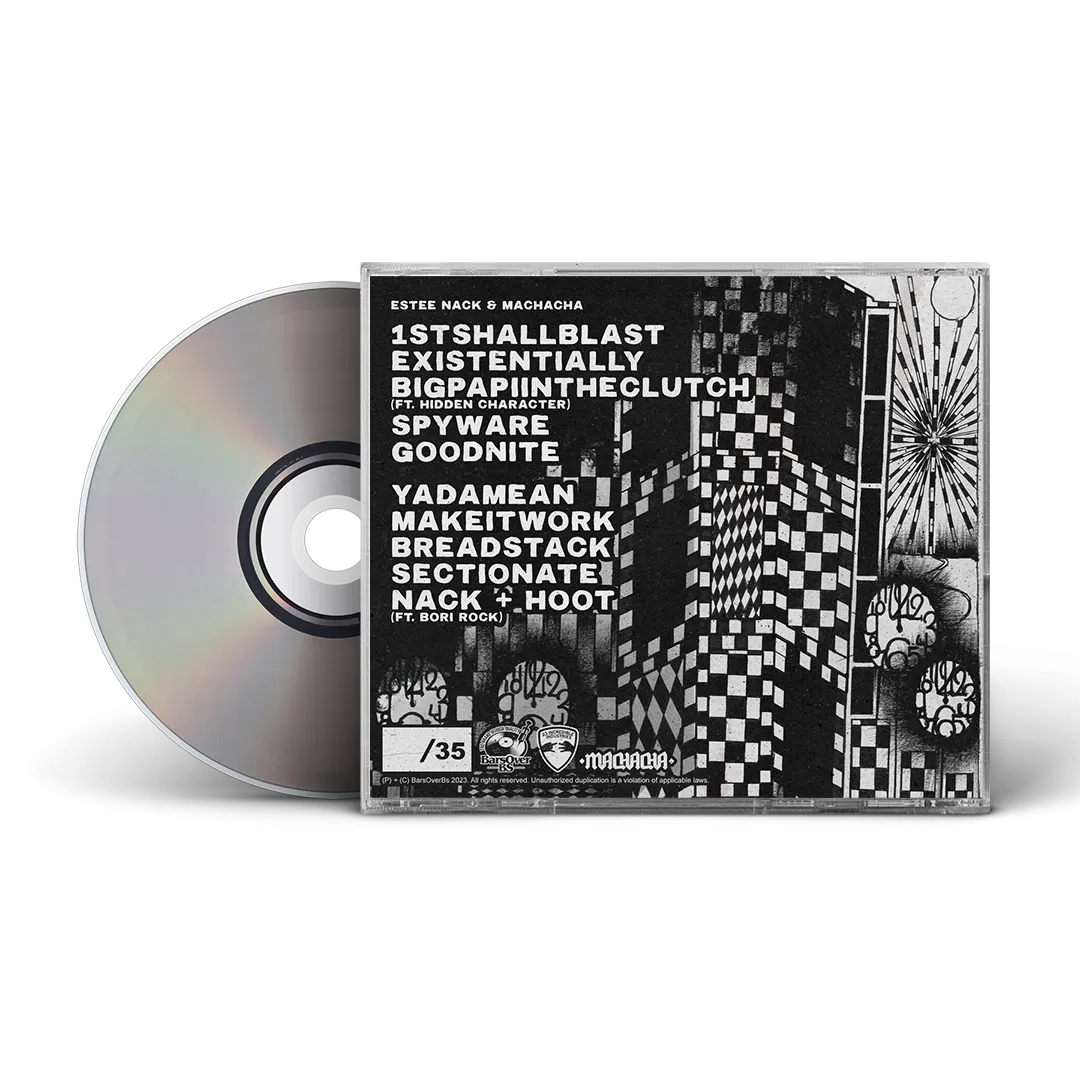 Estee Nack x Machacha - 357 (Jewel Case CD) (Glass Mastered CD)