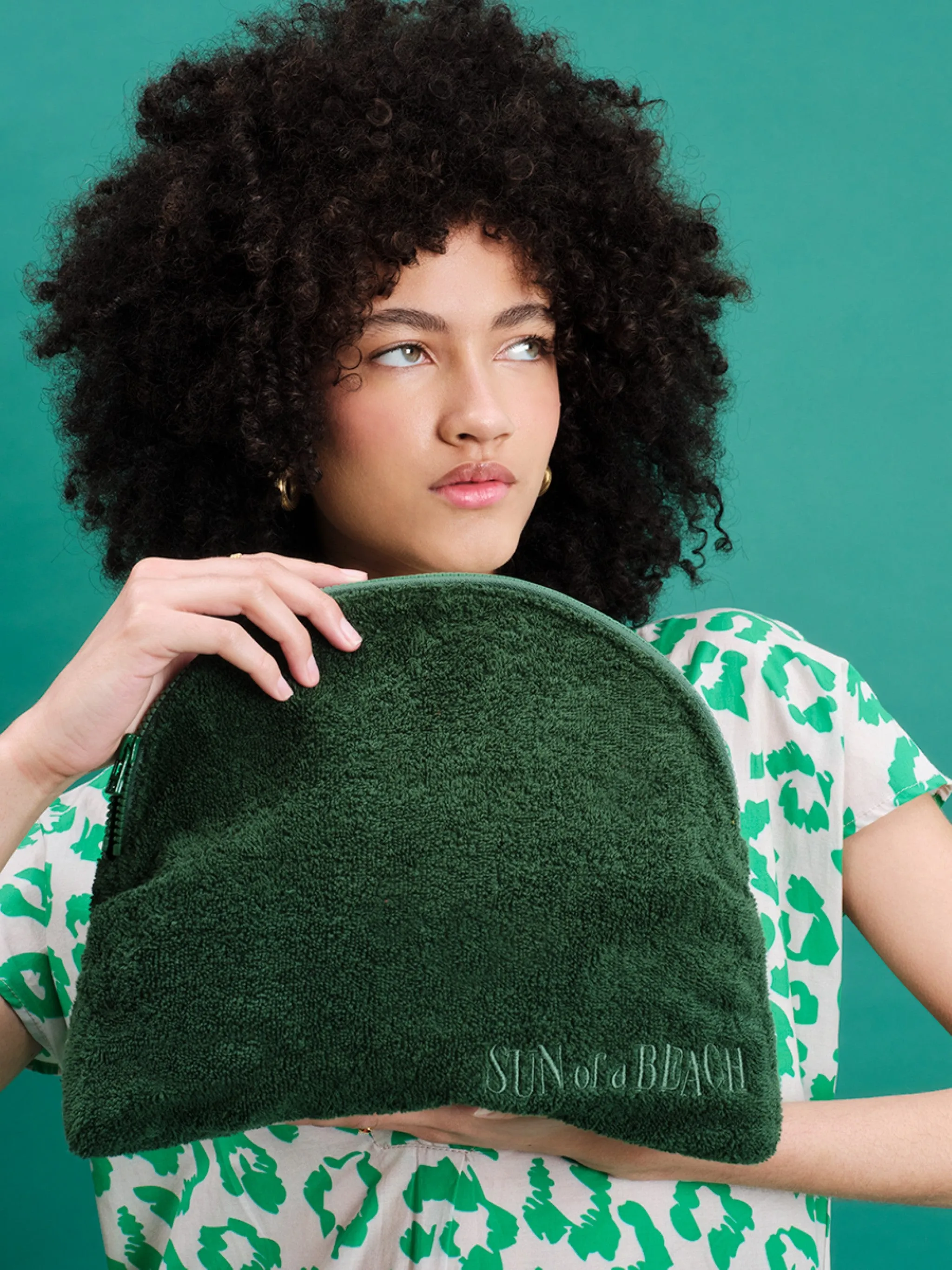 Evergreen | Large Waterproof Luna Pouch