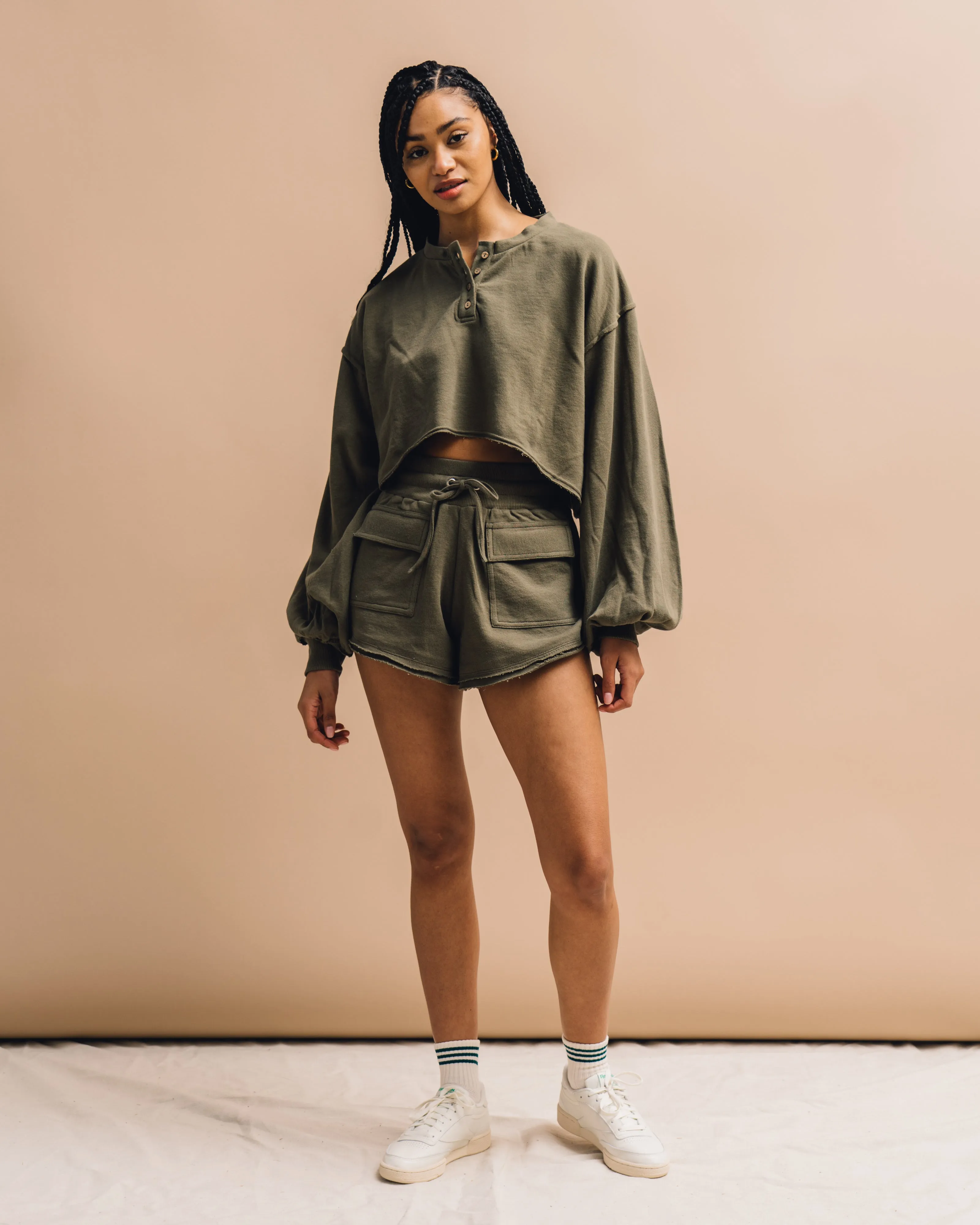 Evyn Sweatshort-Vert