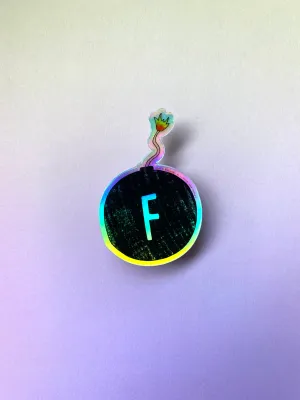 F-BOMB Vinyl Sticker (Ami   Emme Collab)