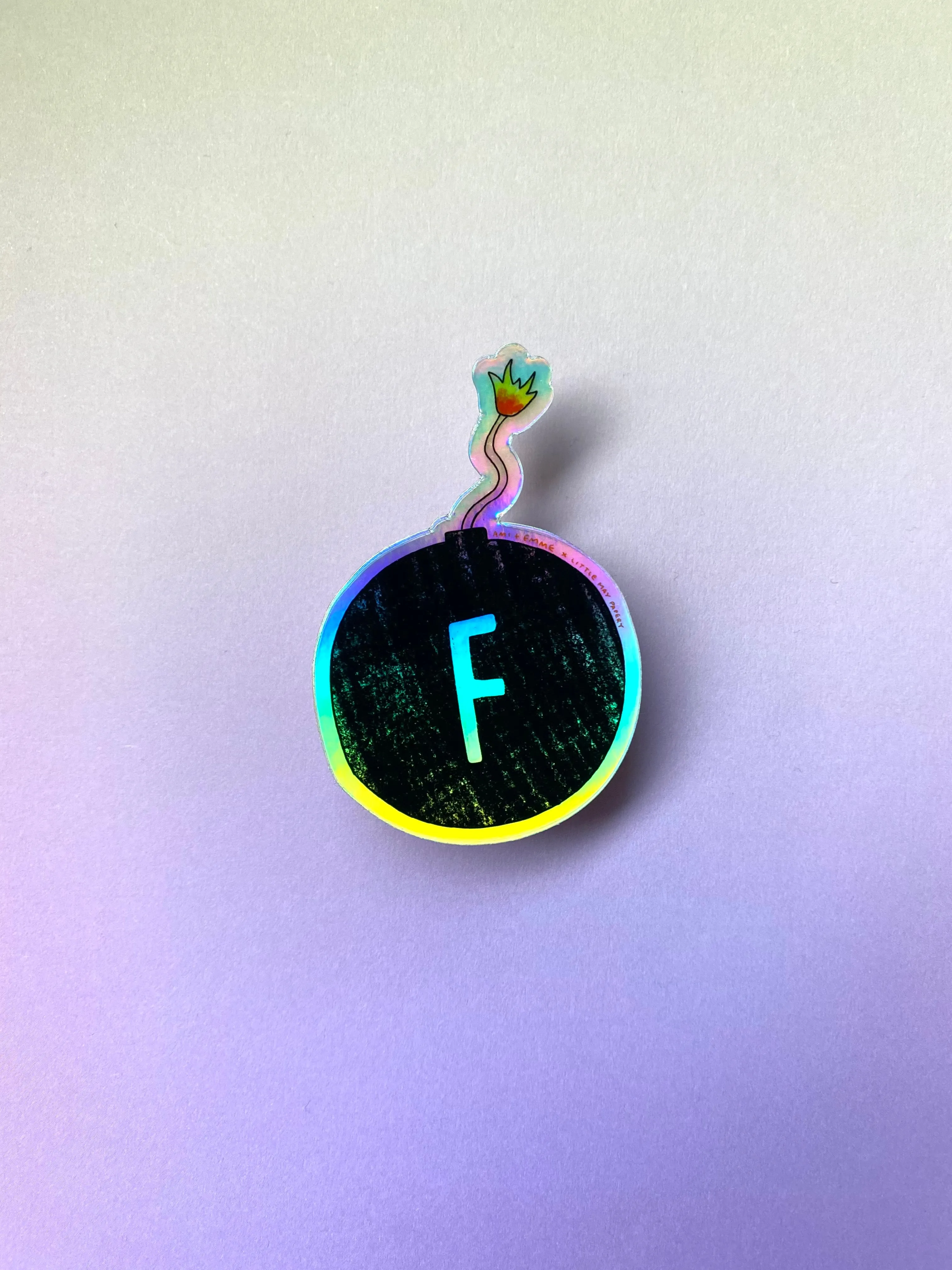F-BOMB Vinyl Sticker (Ami   Emme Collab)