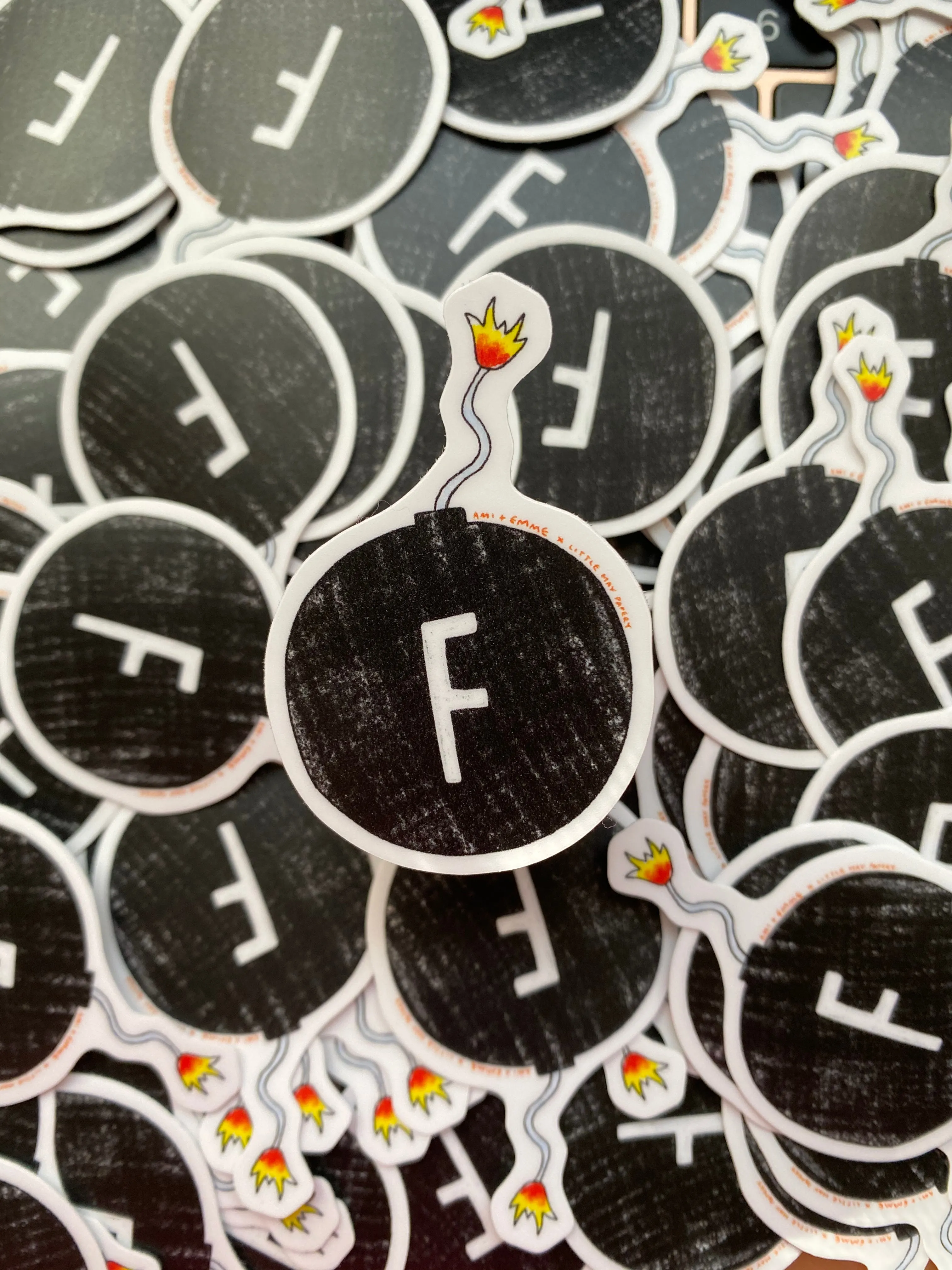 F-BOMB Vinyl Sticker (Ami   Emme Collab)