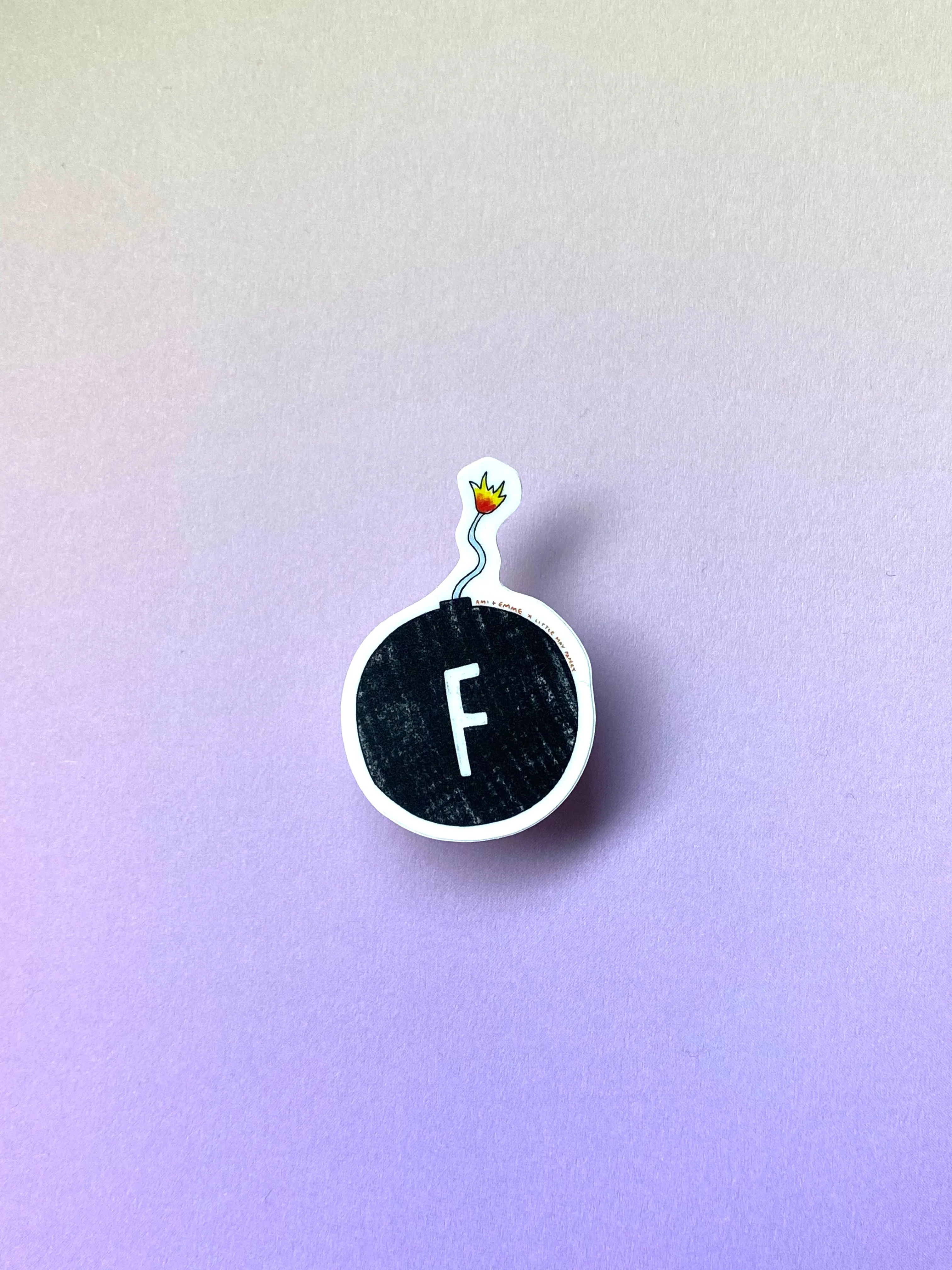 F-BOMB Vinyl Sticker (Ami   Emme Collab)