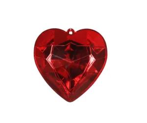 Farrisilk 6" Heart Jewel: Red - CX094-02