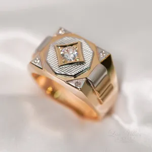 Fashion center stone in 14k Gold