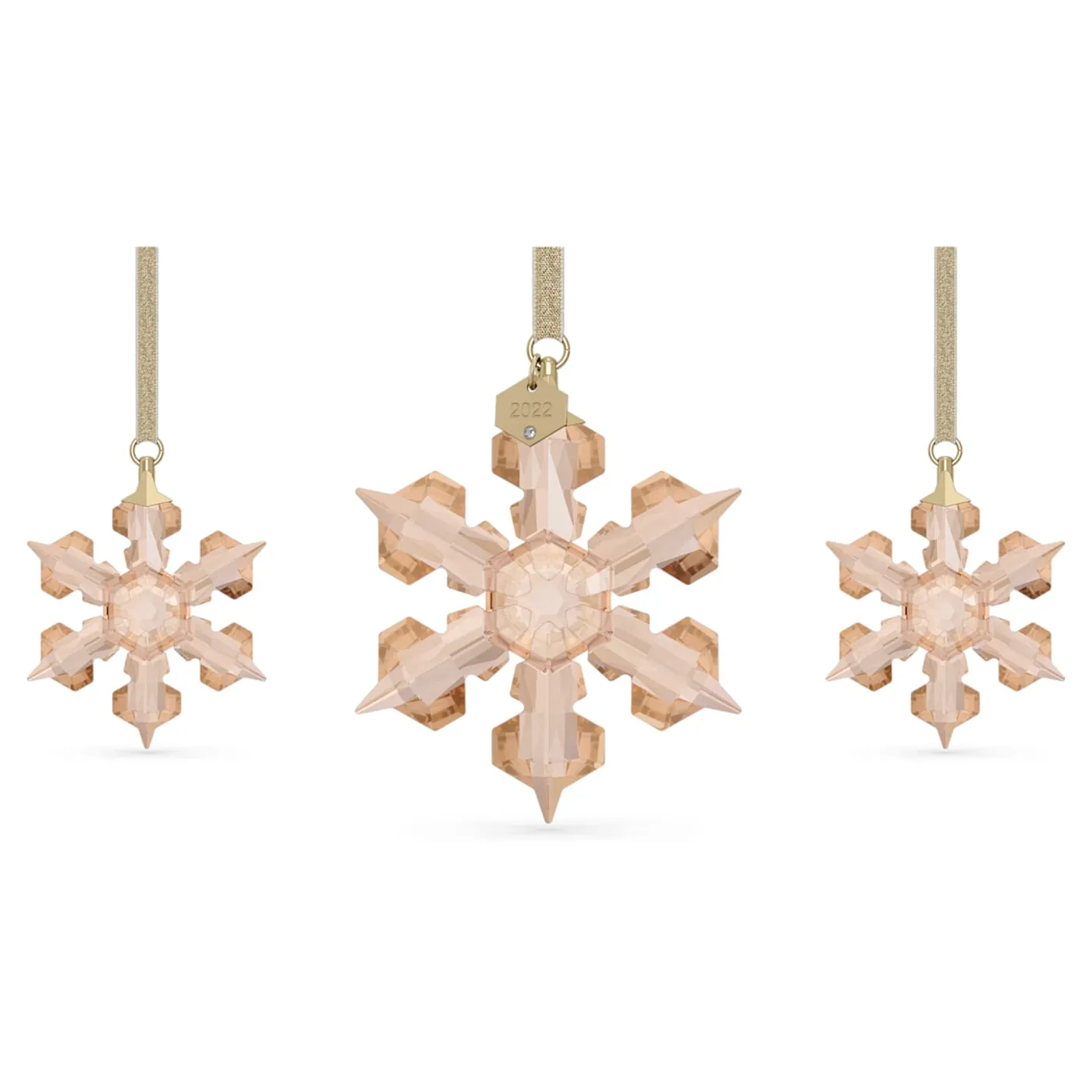Festive Annual Edition 2022 Ornament Gold Tone Set 5634890