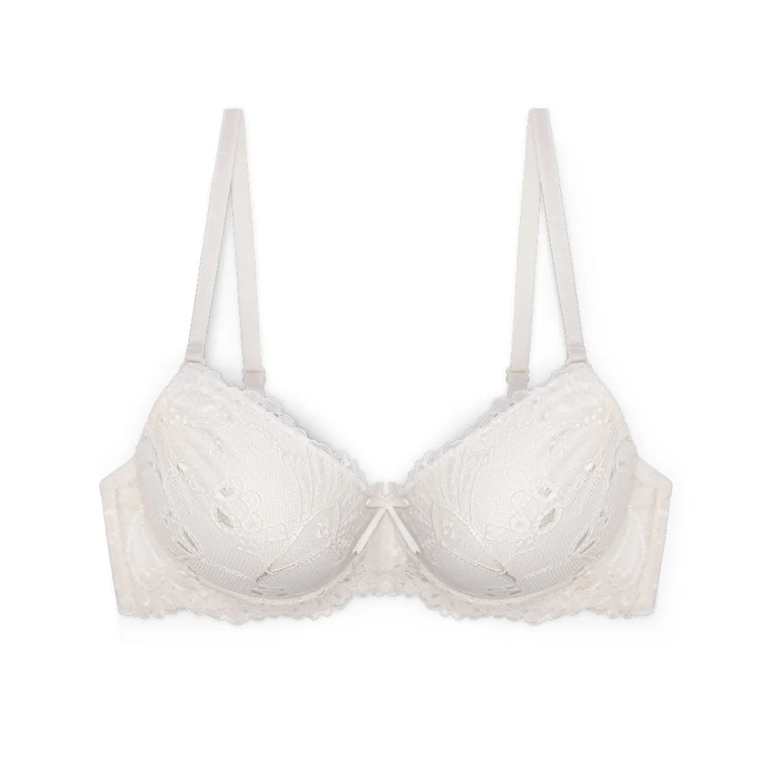 Floral Lace Double Push Up Bra - 3 Pack