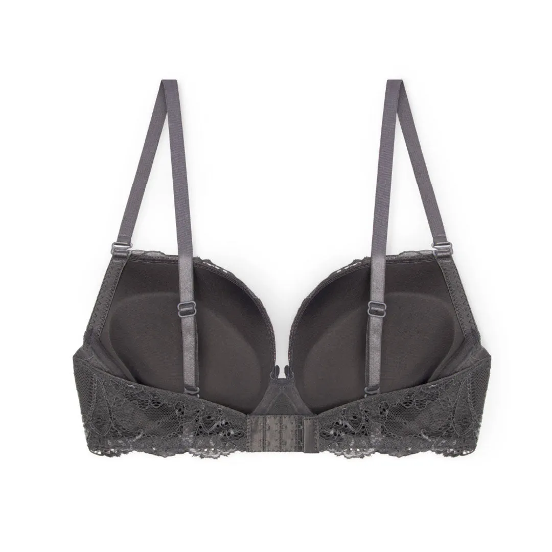 Floral Lace Double Push Up Bra - 3 Pack